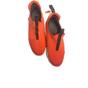 John Geiger 002 Orange Sock Runner‎ Sneakers Size 8
